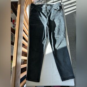 Lane Bryant Dark Gray Skinny Jeans